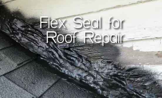 Using Flex Seal on roof shingles