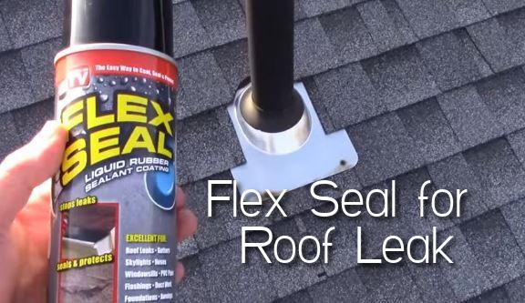 Using Flex Seal on roof shingles