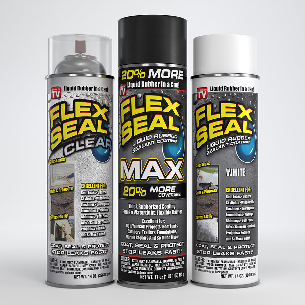 What is the maximum thickness of Flex Seal when it dries?